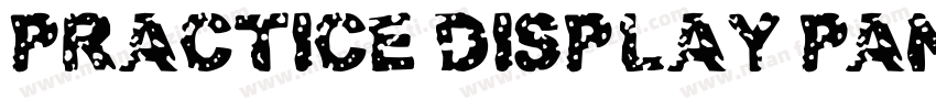 Practice Display Pan字体转换